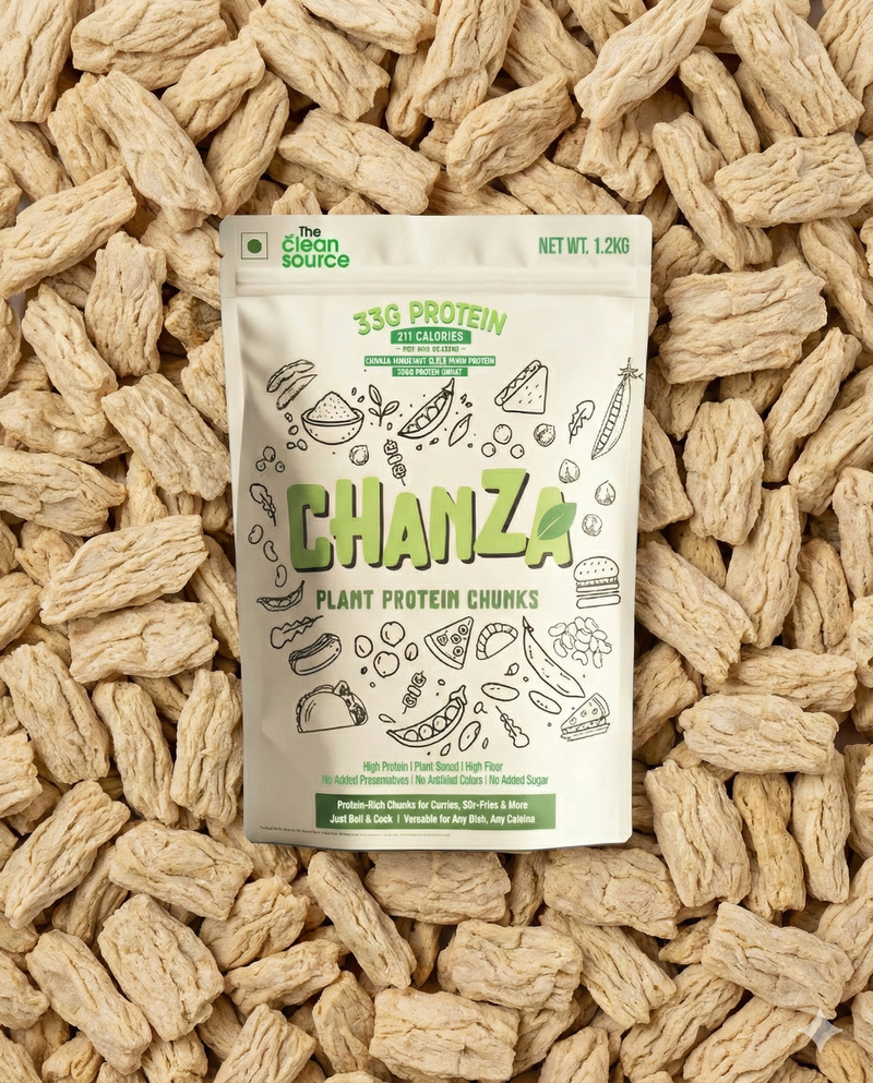 Protein Chunks CHANZA Plant Protein Chunks | 33g Protein Per Serving | Vegan | Clean ...