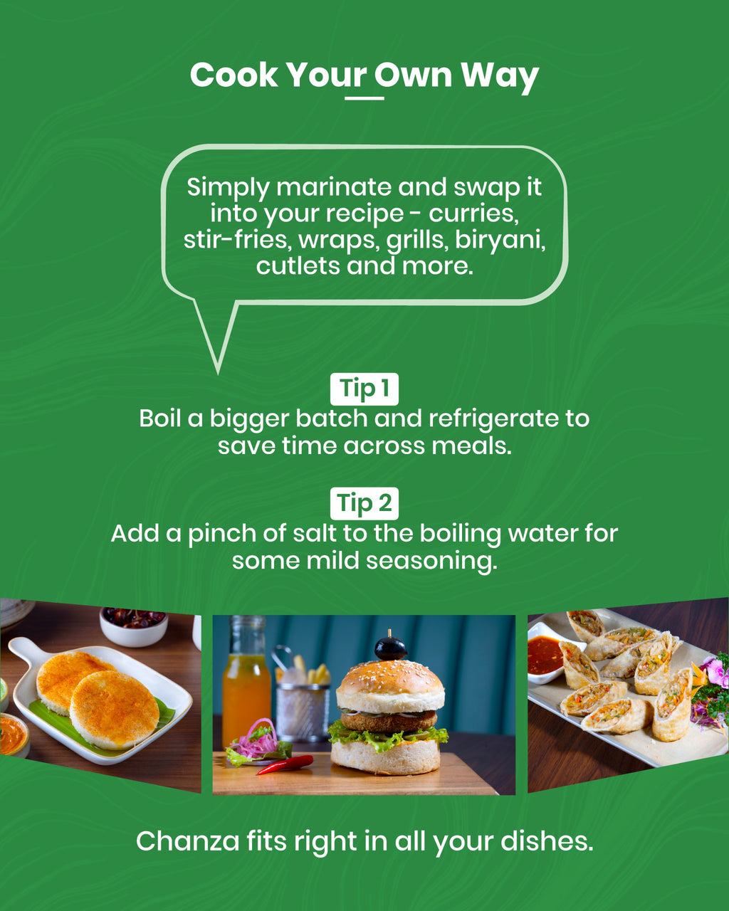 CHANZA Plant Protein Chunks | 33g Protein Per Serving | Vegan | Clean Label